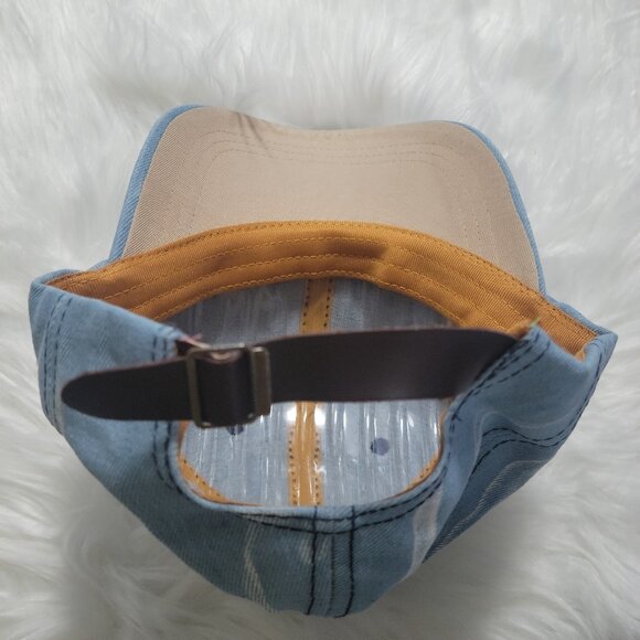 Bling LOVE Denim Baseball Cap - Picture 7 of 7